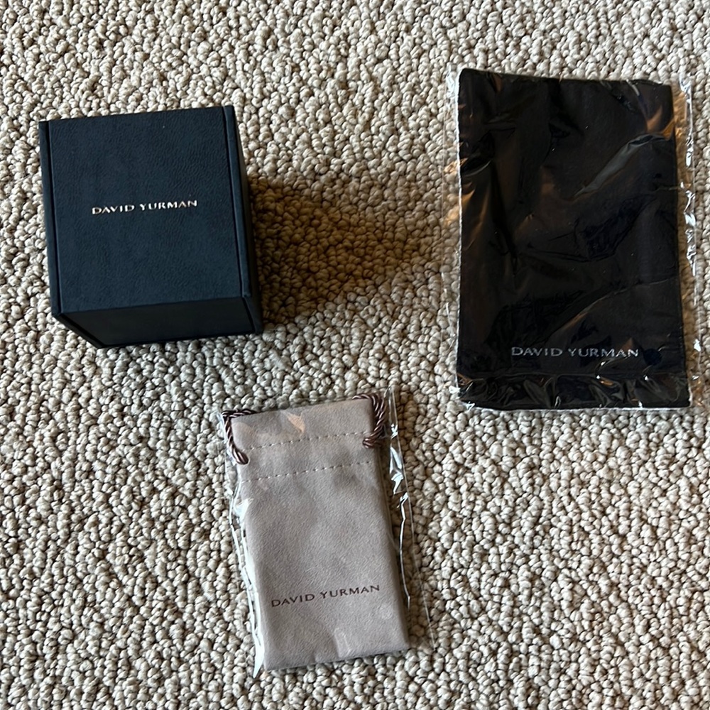 David Yurman box, new wipe and new bag